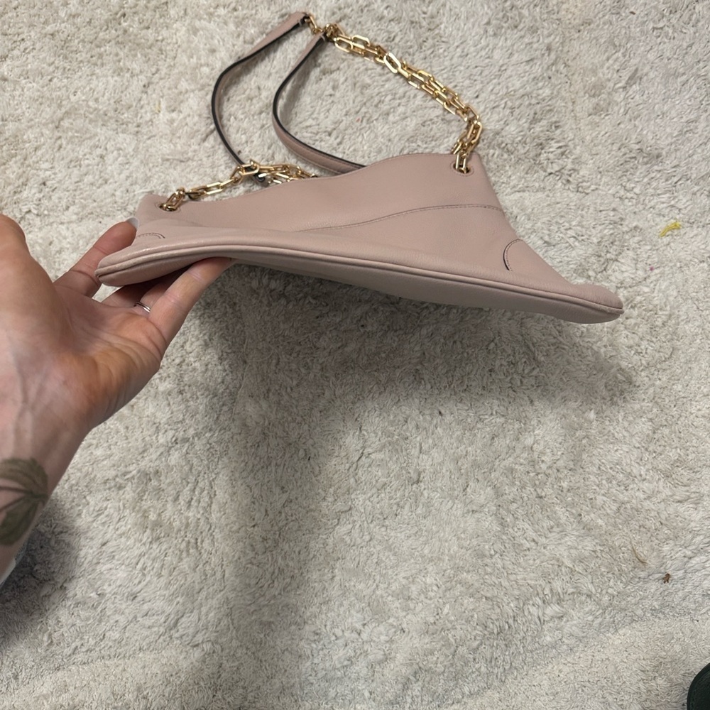 Tory Burch Pink Leather Ella Chain Tote - Picture 5 of 12